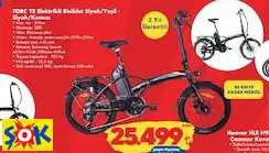 TORC T2 ELEKTRİKLİ BİSİKLET SİYAH/YEŞİL - SİYAH/KIRMIZI
